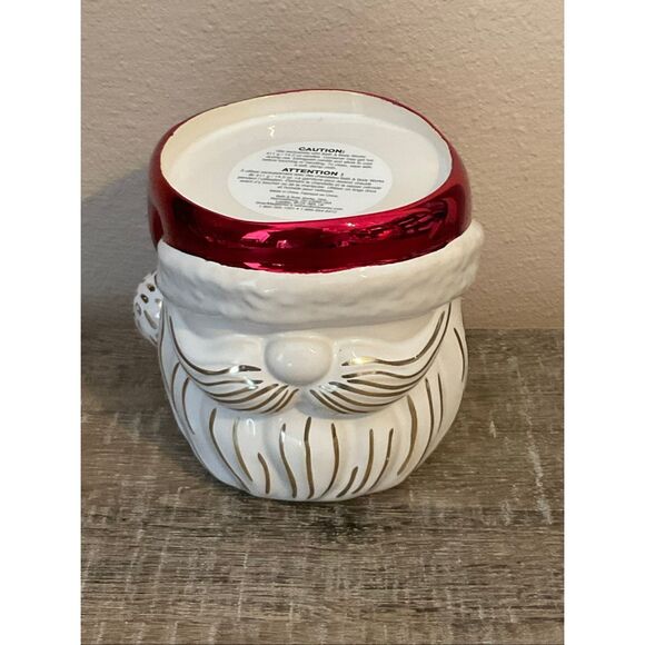 Bath and Body Works Santa 3-Wick Candle Holder - Picture 2 of 5